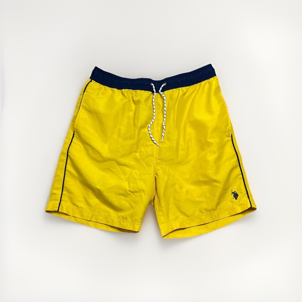 Vintage 2000 Us Polo Ss Shorts Size Large Yellow
